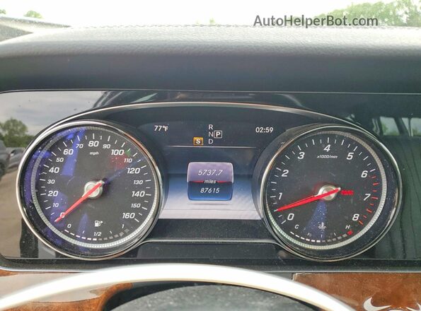 WDDZH6JB2KA572533 2019 MERCEDES-BENZ E Silver 