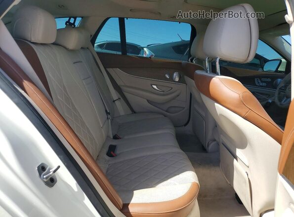WDDZH6JB2KA607975 2019 MERCEDES-BENZ E White Rear seats view