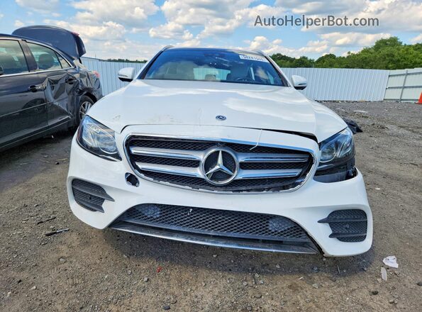 WDDZH6JB8KA656386 2019 MERCEDES-BENZ E White Դիմացի տեսք