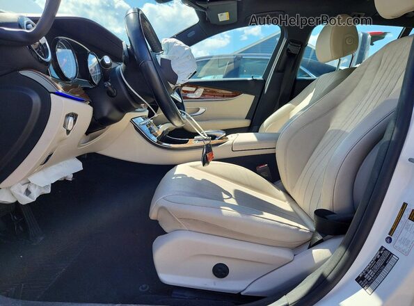 WDDZH6JB8KA656386 2019 MERCEDES-BENZ E White Սալոնի դիմացի տեսք
