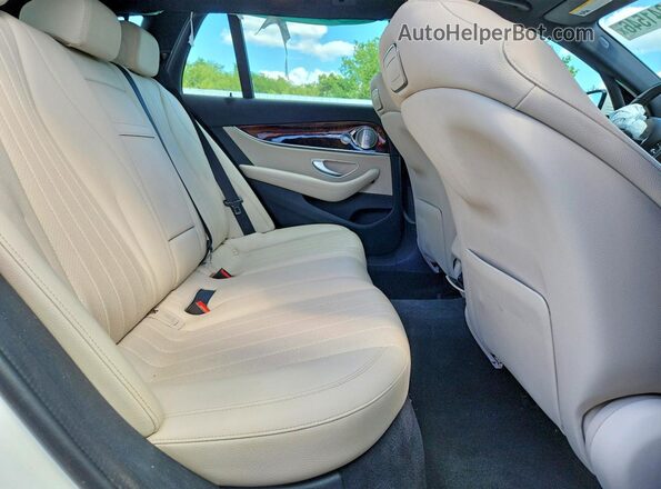 WDDZH6JB8KA656386 2019 MERCEDES-BENZ E White Հետևի նստատեղերի տեսք