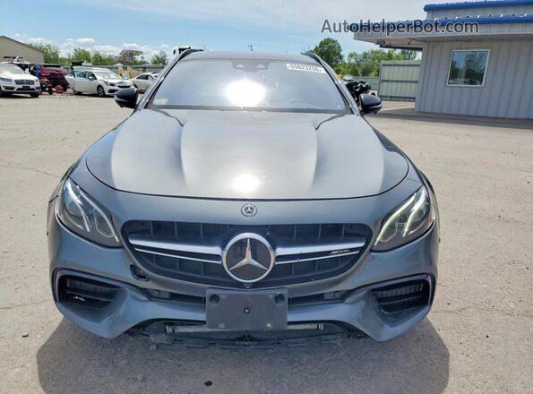 WDDZH8KB6JA386096 2018 MERCEDES-BENZ E Серый Вид спереди