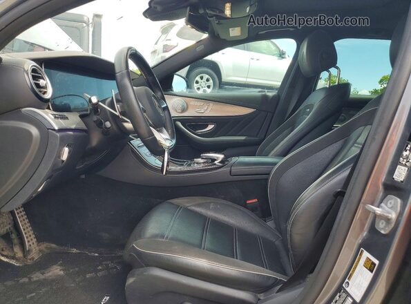 WDDZH8KB6JA386096 2018 MERCEDES-BENZ E Серый Вид салона спереди