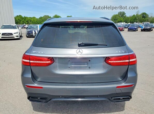 WDDZH8KB6JA386096 2018 MERCEDES-BENZ E Серый Вид сзади
