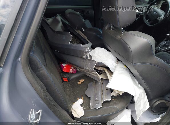 WF0DP3TH0G4117318 2016 FORD FOCUS RS Gray Vista de la etiqueta del VIN