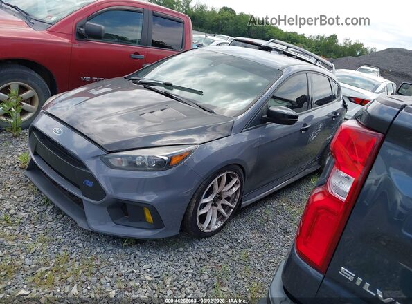 WF0DP3TH0G4117318 2016 FORD FOCUS RS Gray Vista tres cuartos delantera izquierda