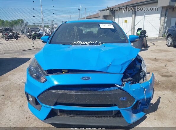 WF0DP3TH6H4119740 2017 FORD FOCUS RS Blue Vista interior trasera