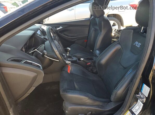 WF0DP3TH8G4116773 2016 FORD FOCUS Black წინა სალონის ხედი