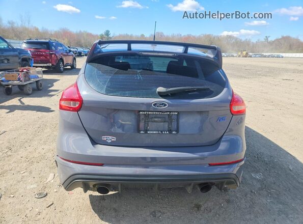 WF0DP3TH9H4121224 2017 FORD FOCUS Gray Вид ззаду