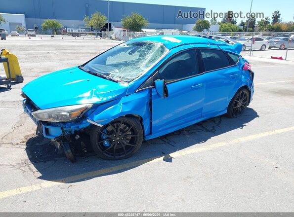 WF0DP3THXG4116130 2016 FORD FOCUS RS Blue Առջևի ձախ երեք քառորդ տեսարան