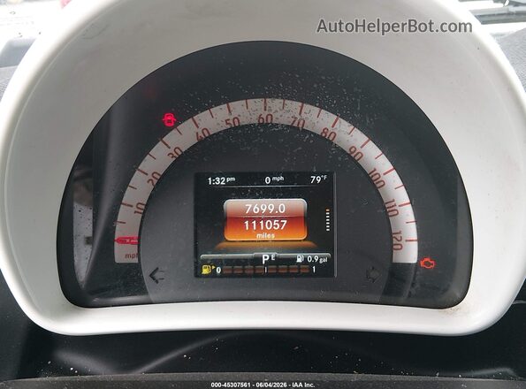 WMEFJ5DA7GK125195 2016 SMART FORTWO White Widok tylnych siedzeń