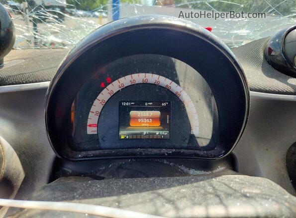 WMEFK5DA2HK137429 2017 SMART FORTWO Black Սարքավորումների վահանակի տեսք