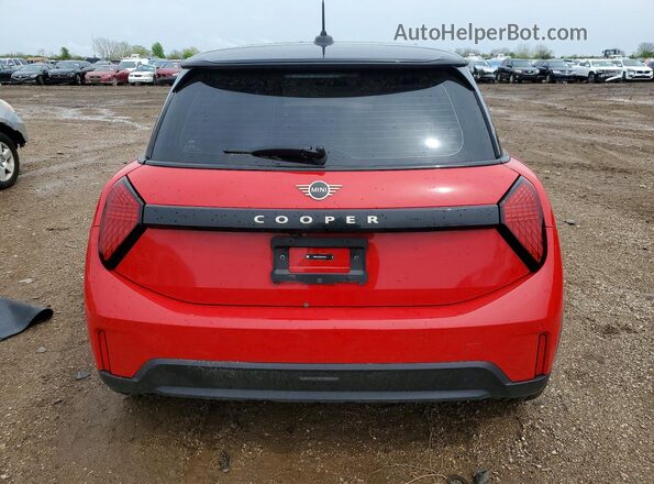 WMW13GD09S2W73047 2025 MINI COOPER Red უკანა ხედი