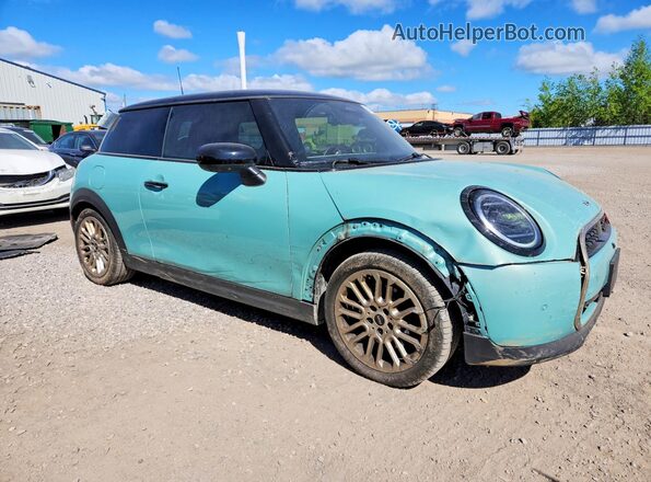 WMW23GD01S2X34167 2025 MINI COOPER Бирюзовый Передняя правая четверть