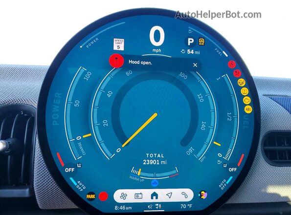 WMW23GD02S2W71547 2025 MINI COOPER Turquoise Vista del cuadro de instrumentos