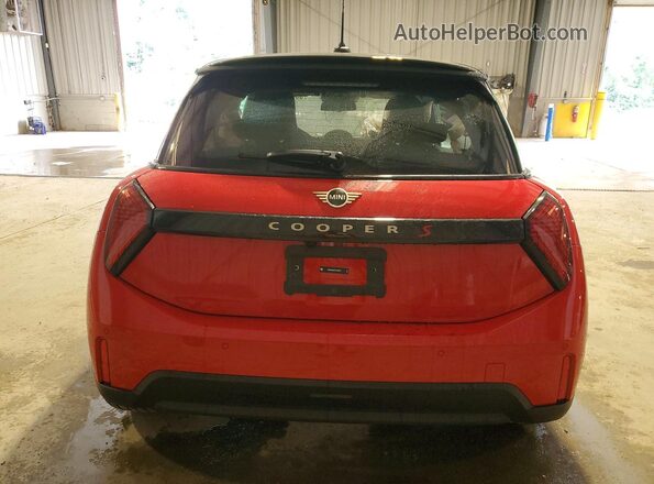 WMW23GD07T2Y20679 2026 MINI COOPER Red უკანა ხედი