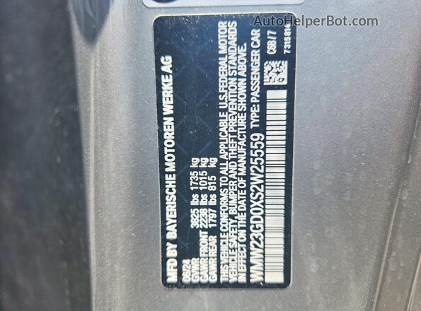 WMW23GD0XS2W25559 2025 MINI COOPER Серебряный Вид подкапотного пространства