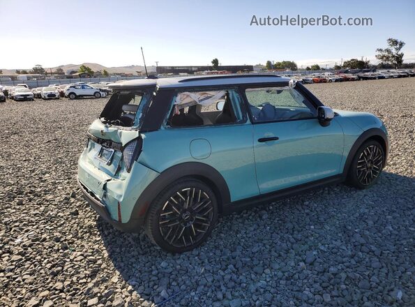 WMW23GD0XS2X14368 2025 MINI COOPER Бирюзовый Задняя правая четверть