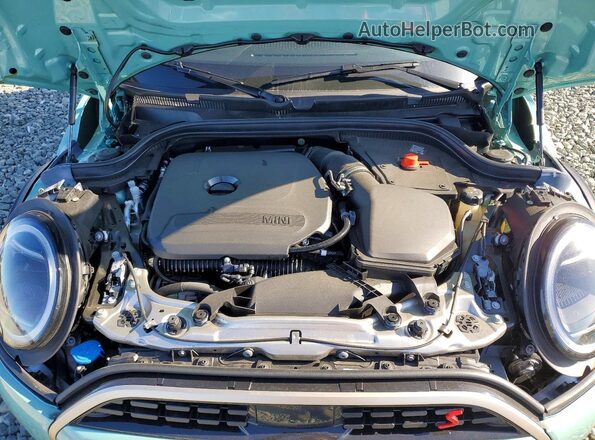 WMW23GD0XS2X14368 2025 MINI COOPER Бирюзовый Вид задней части салона