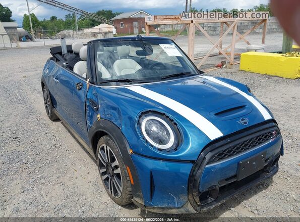 WMW43DL02N3N45969 2022 MINI CONVERTIBLE Blue Դիմացի տեսք