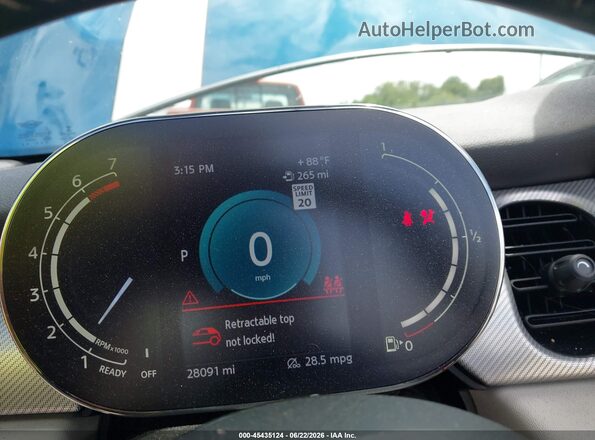 WMW43DL02N3N45969 2022 MINI CONVERTIBLE Blue Հետևի նստատեղերի տեսք