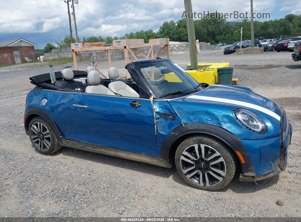 WMW43DL02N3N45969 2022 MINI CONVERTIBLE Blue Սալոնի հետևի տեսք