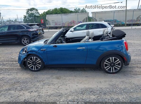 WMW43DL02N3N45969 2022 MINI CONVERTIBLE Blue Սալոնի 360 աստիճան տեսք