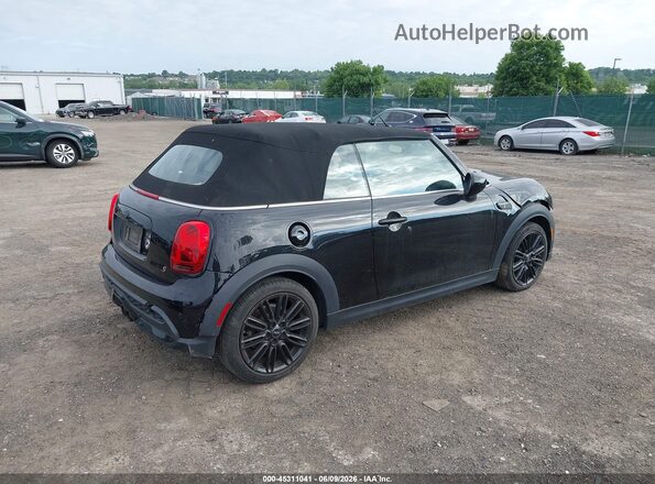 WMW43DL02N3N46684 2022 MINI CONVERTIBLE Черный Задняя правая четверть