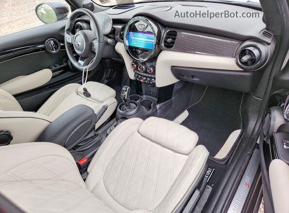 WMW43DL03P3P57251 2023 MINI COOPER White Առջևի վահանակի տեսք
