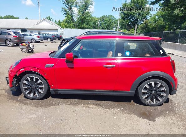 WMW53DH01N2P81788 2022 MINI HARDTOP Red Вид задньої частини салону