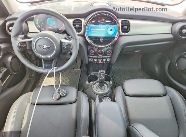 WMW53DK00N2R46285 2022 MINI COOPER Blue Vista del salpicadero