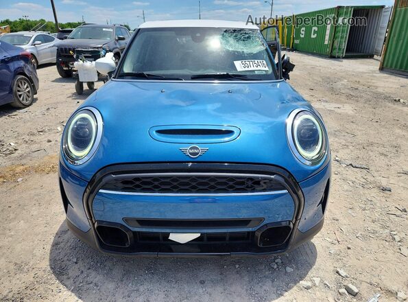 WMW53DK00N2R46285 2022 MINI COOPER Blue Vista frontal