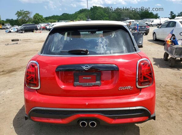 WMW53DK06P2S60707 2023 MINI COOPER Red Հետևի տեսք