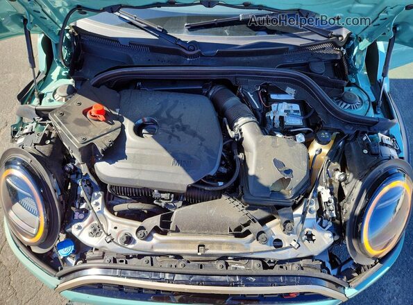 WMW53GD06T2Y03904 2026 MINI COOPER Зеленый Вид задней части салона