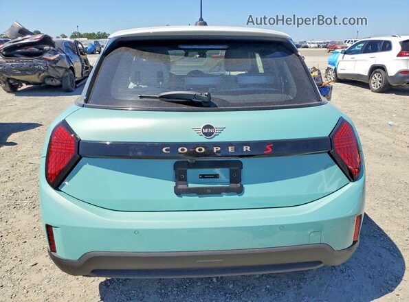WMW53GD07S2X51469 2025 MINI COOPER Turquoise Вид ззаду