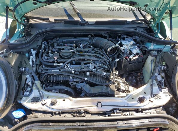WMW53GD07S2X51469 2025 MINI COOPER Turquoise Вид задньої частини салону