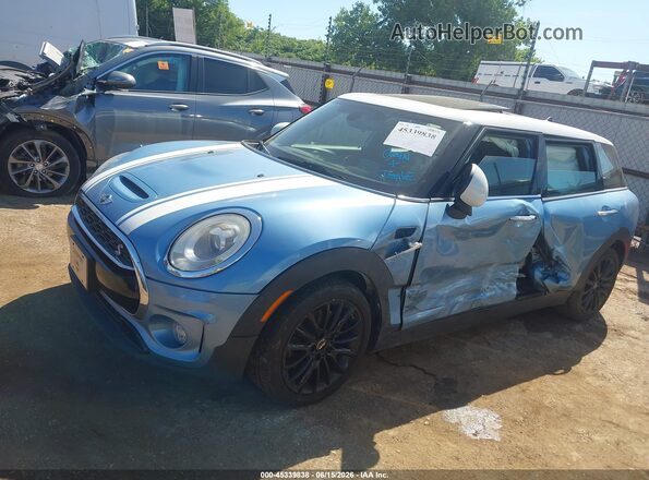WMWLN9C38H2E50360 2017 MINI CLUBMAN Blue Front view