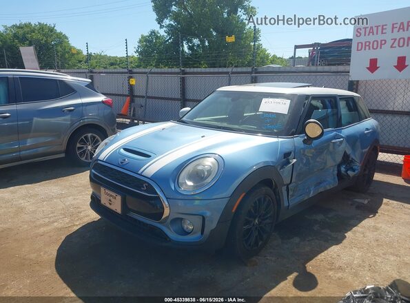 WMWLN9C38H2E50360 2017 MINI CLUBMAN Blue Front left