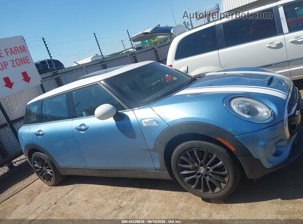 WMWLN9C38H2E50360 2017 MINI CLUBMAN Blue Rear interior view