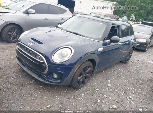 WMWLN9C56G2E48235 2016 MINI CLUBMAN Blue წინა მარცხენა ხედი სამი მეოთხედიდან