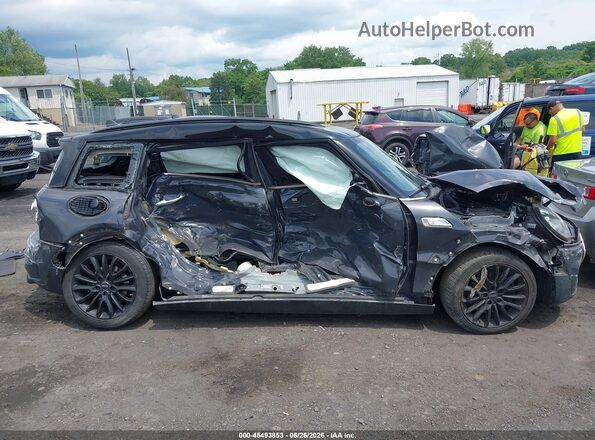 WMWLN9C56H2E49175 2017 MINI CLUBMAN Gray უკანა სალონის ხედი