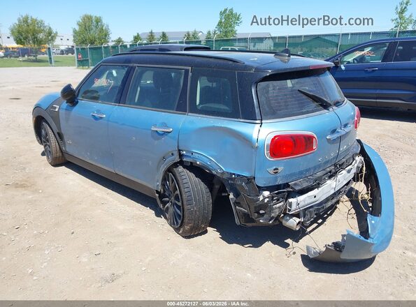 WMWLU1C54H2F26890 2017 MINI CLUBMAN Light Blue უკანა მარცხენა