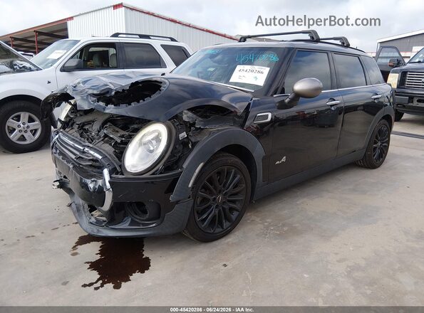 WMWLU1C55H2F27305 2017 MINI CLUBMAN Black Առջևի ձախ երեք քառորդ տեսարան