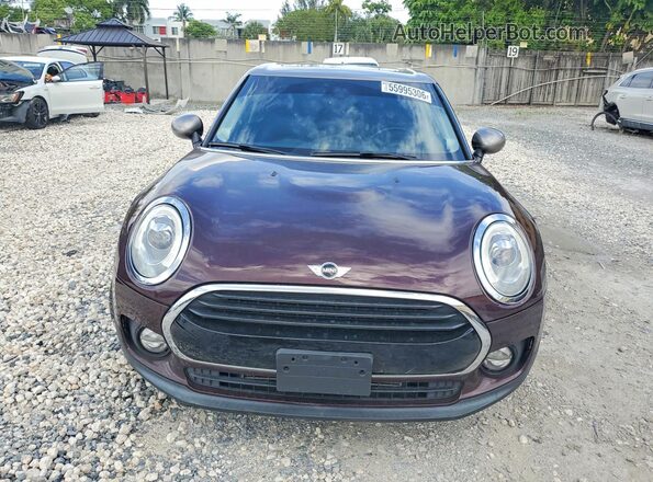 WMWLU1C59H2F27601 2017 MINI COOPER Темно-бордовый Вид спереди