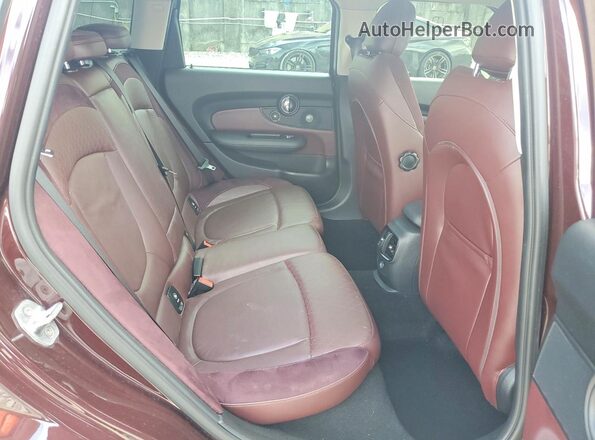 WMWLU1C59H2F27601 2017 MINI COOPER Темно-бордовый Вид задних сидений