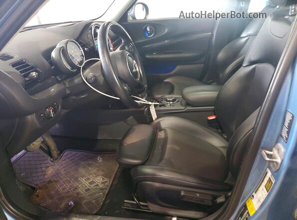 WMWLU5C39H2G02142 2017 MINI COOPER Blue Widok wnętrza z przodu