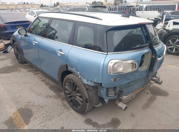 WMWLU5C53H2E83487 2017 MINI CLUBMAN Blue უკანა მარცხენა