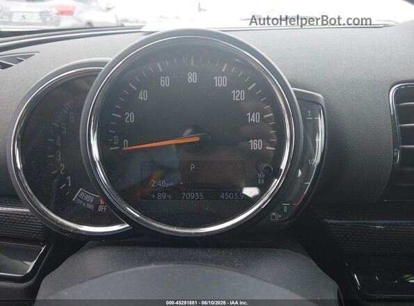 WMWLU5C55K2G04690 2019 MINI CLUBMAN Gray უკანა სავარძლების ხედი