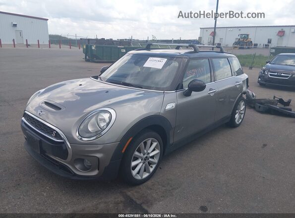 WMWLU5C55K2G04690 2019 MINI CLUBMAN Gray წინა მარცხენა ხედი სამი მეოთხედიდან