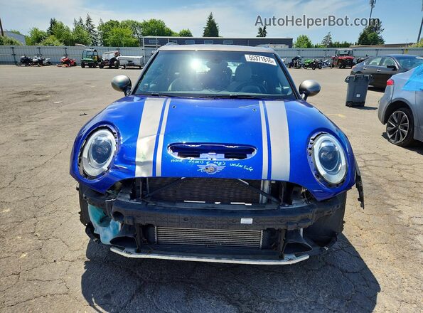 WMWLU5C56K2G04844 2019 MINI COOPER Blue წინა ხედი